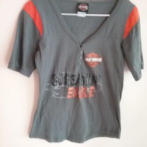 Harley Davidson Womens Screamin Eagle Short Sleeve